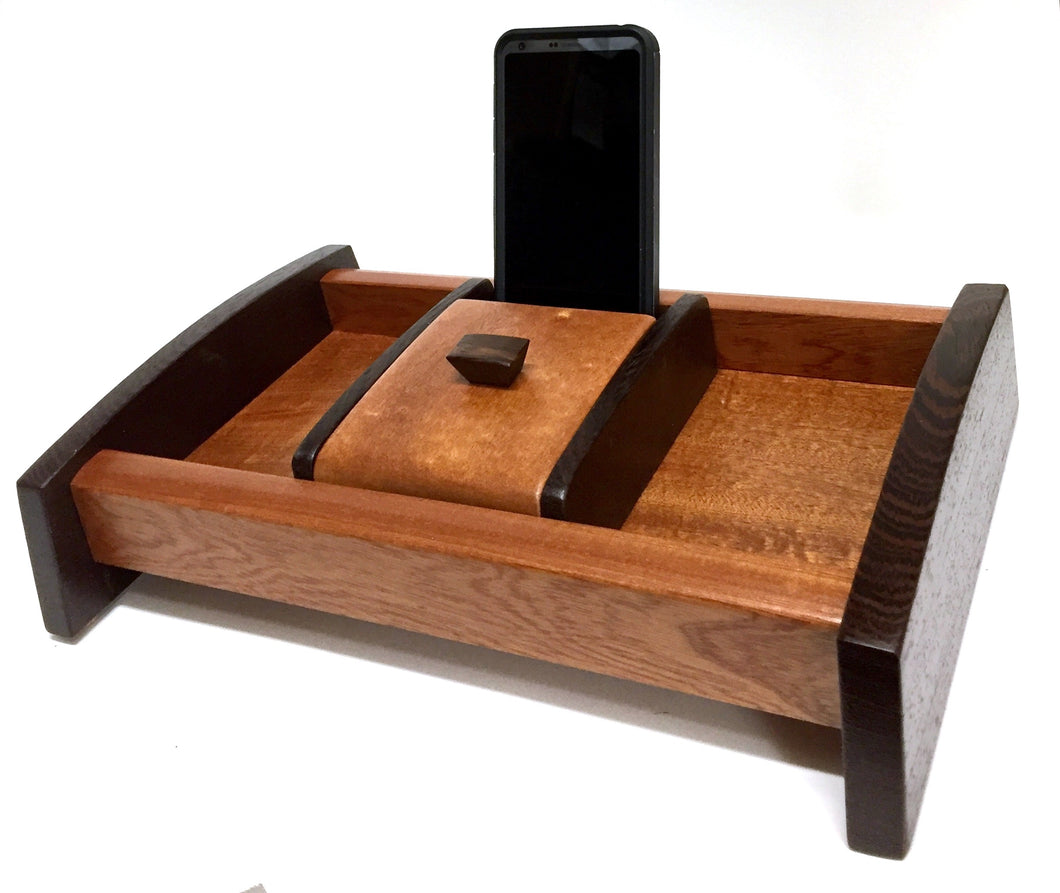 Desktop Valet Sapele/Wenge