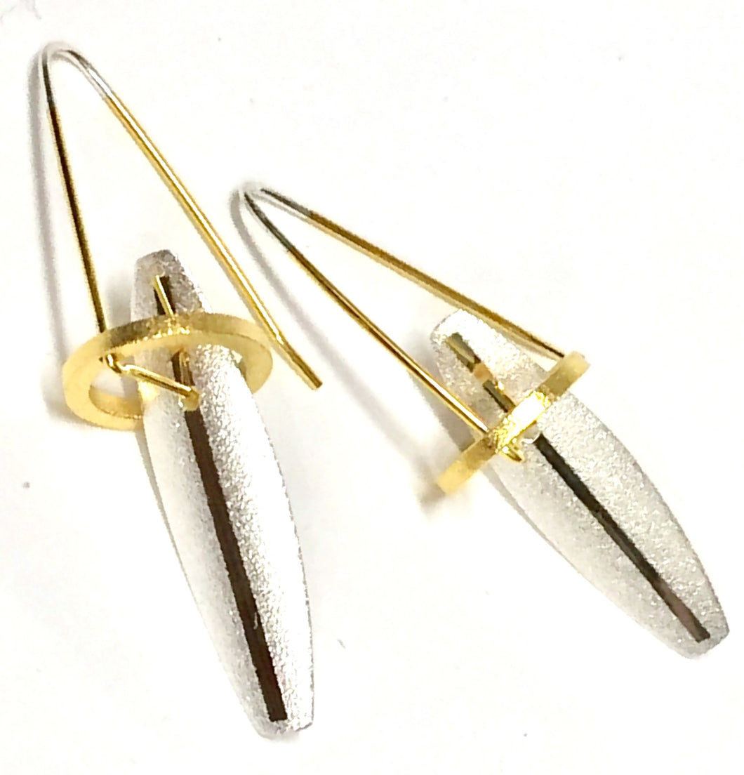 Halo Earrings Sterling Silver & Vermeil