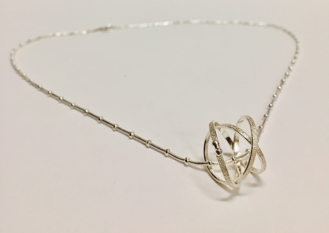 Sterling Silver Mobius Pendant