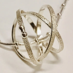 Sterling Silver Mobius Pendant