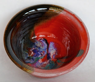 Red/Blue Small Salad Bowl