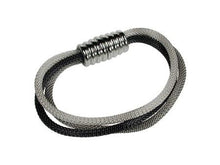 Load image into Gallery viewer, 3-Strand Mesh Bracelet with Magnetic Barrel Clasp