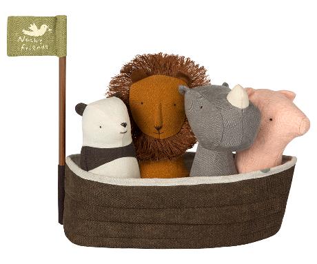 Noah's Ark w/4 Rattles