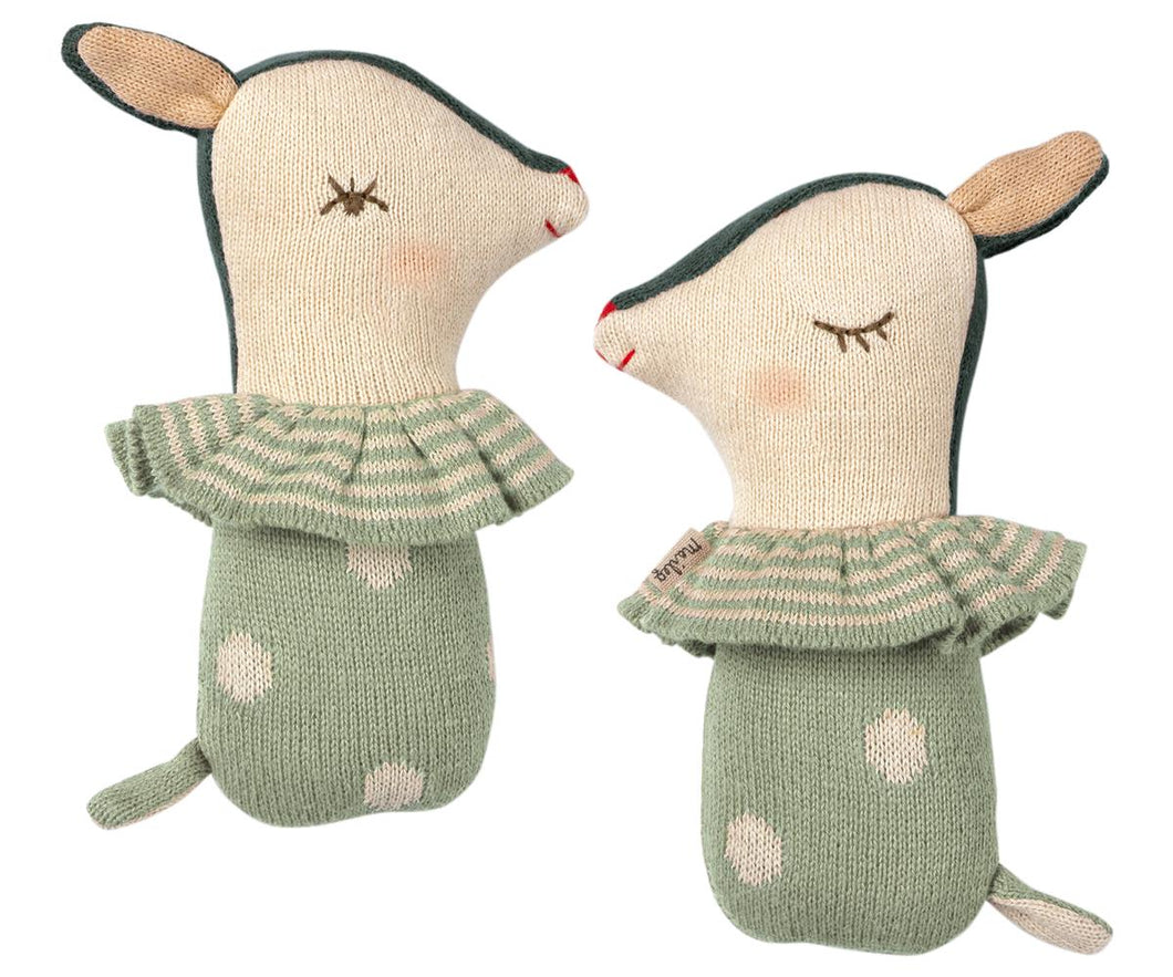 Bambi Rattle - Dusty Mint