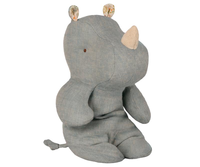 Small Rhino in Blue Dove