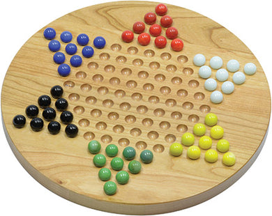 Wooden Chinese Checkers Game