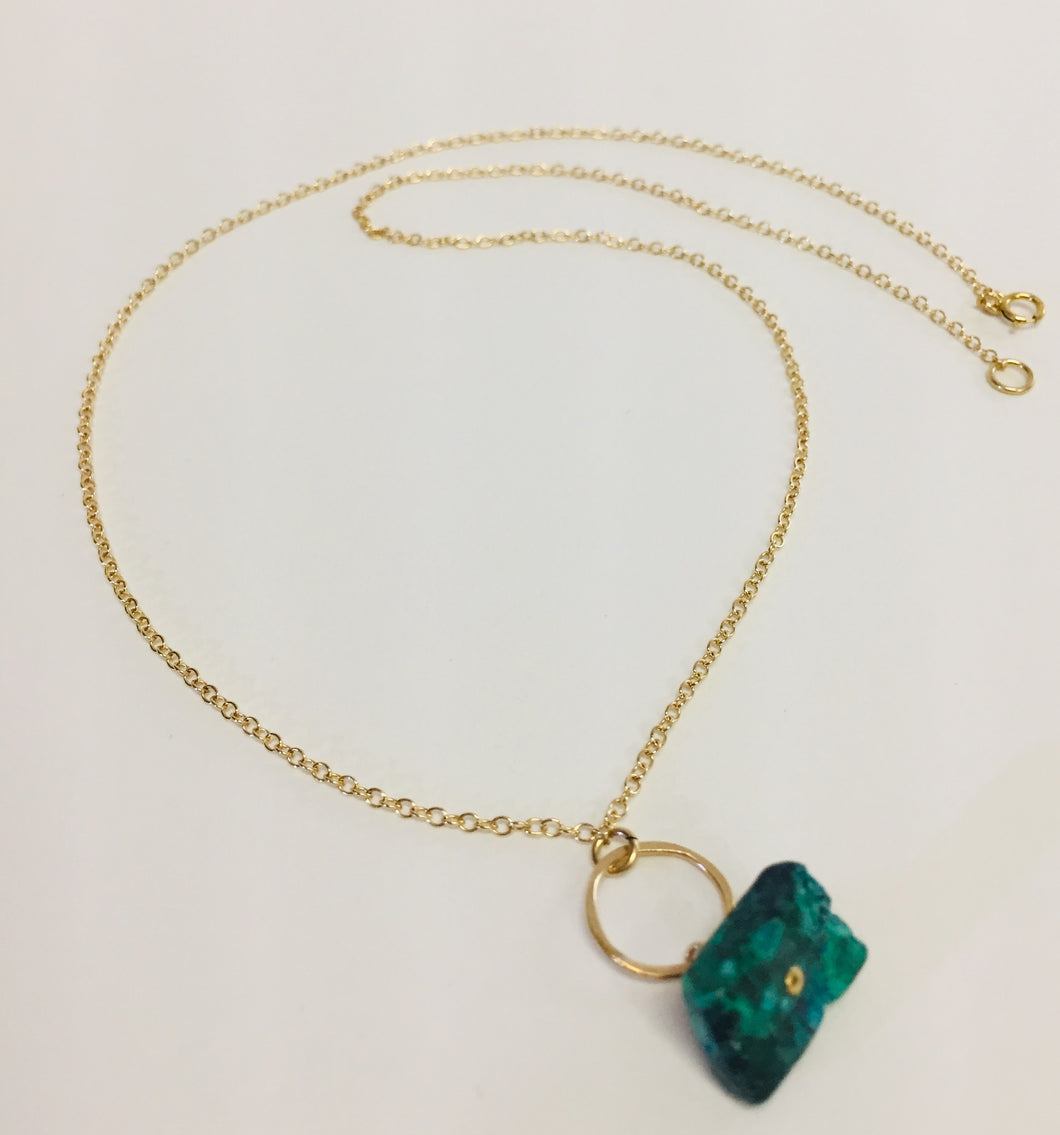 Necklace Small Karma Chrysacolla