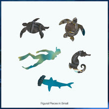 Load image into Gallery viewer, Mosaic Sea Turtle Small Puzzle