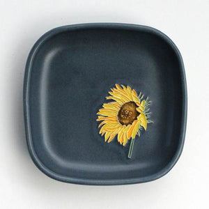 Dark Blue Sunflower Tray