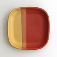Red and Yellow Square Tray