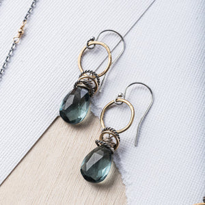 Full Circle Hydroquartz Earring