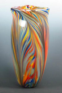 Peacock Rainbow Vase