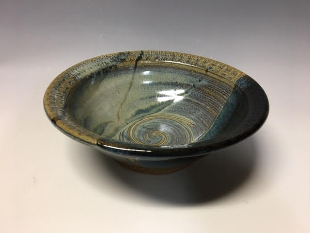 Blue Soup or Salad Bowl