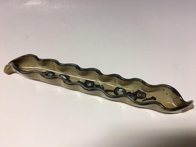 Blue and White Olive Tray