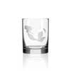 Double Old Fashion Mermaid Glass