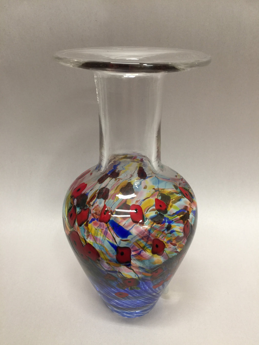 Vase, California Poppy med Classic Clear