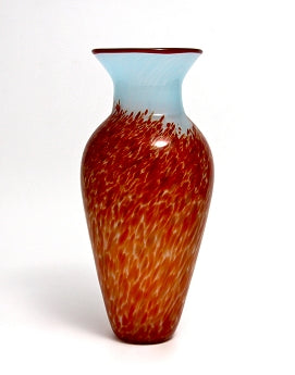 Blue and Red Vase