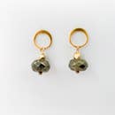 Gold Filled Pyrite Post Earing