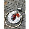 Silver Disc Necklace