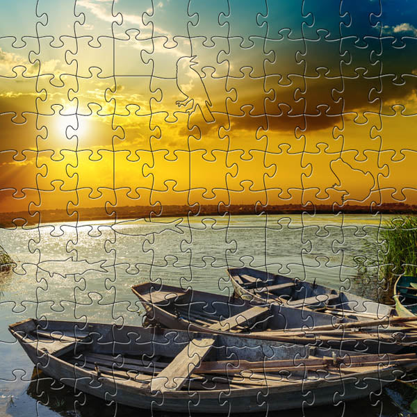 River Sunset Small Puzzle