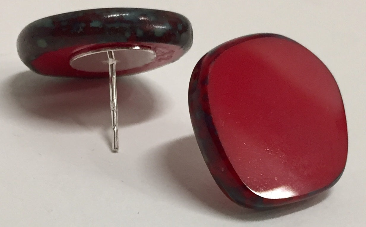 Earrings Full Circle Stud Large