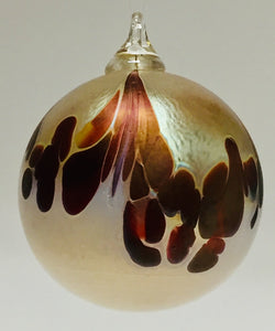 Artisan Ornament Cranberry and Cream