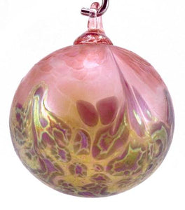 Alchemy Orb Ornament in Joyful Pink