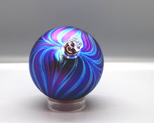 Load image into Gallery viewer, Feather Ornament Ultraviolet Blue