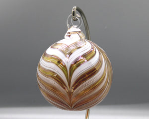 Feather Ornament White Gold