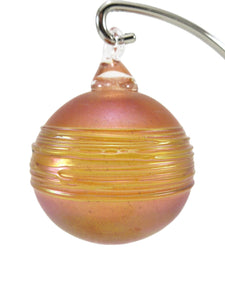 Shimmer Ornament Peach