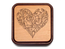 Load image into Gallery viewer, Floral Flip top Heart Box