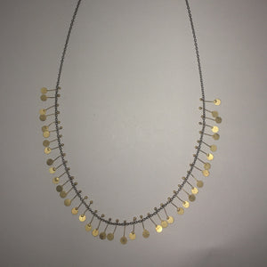 Neck Ox SS Chain W 24KGV Discs