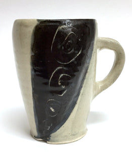 Mug, Black With Spiral