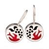 Red Dove Earring