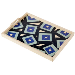 Serving Tray, Alma in Teal