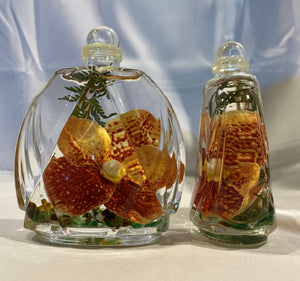 Cut Glass Tangerine Orchid Oil Candle