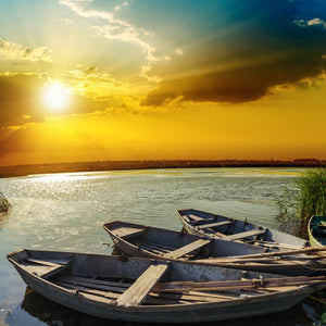 Large River Sunset Puzzle