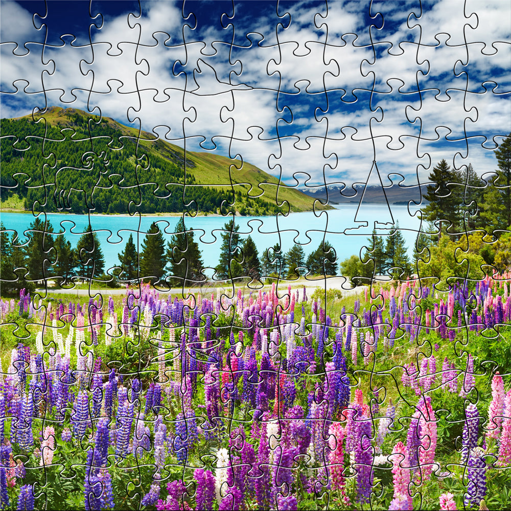 Mountain Lake Small Puzzle