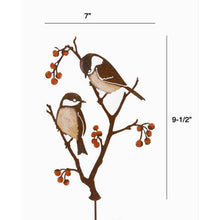 Load image into Gallery viewer, Chickadee &amp; Berries Stake