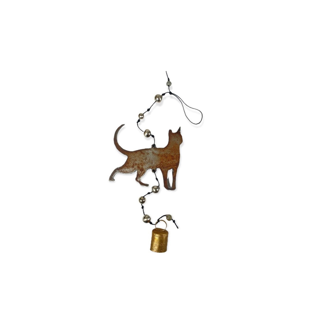 Cat Wind Chime Bell Mobile Ornament Pet