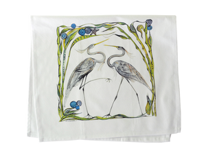 Heron Tea Towel