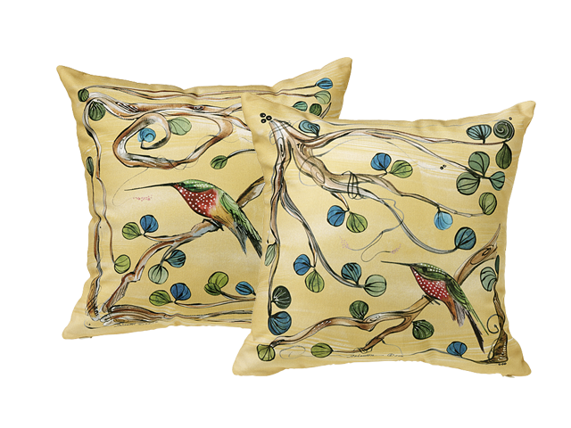 Hummingbird Pillow