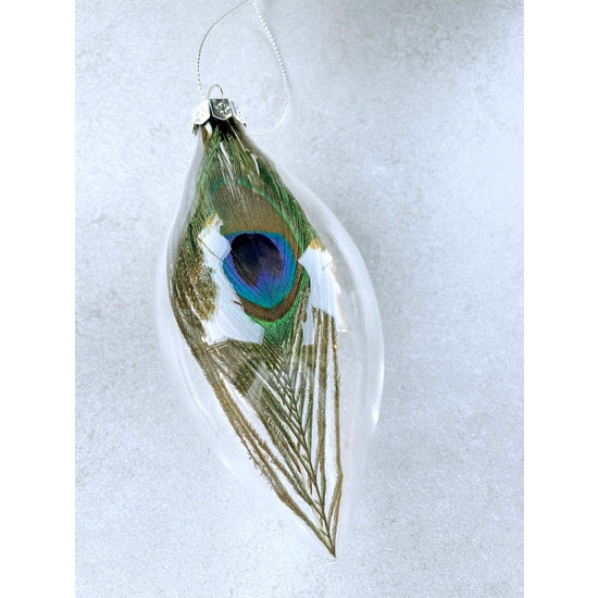 Peacock Feather Ornament –