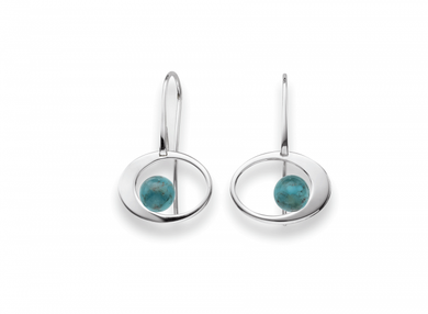 Paper Moon Earrings Turquoise