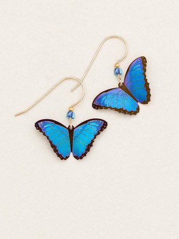Bindi Butterfly Blue Radiance Earrings