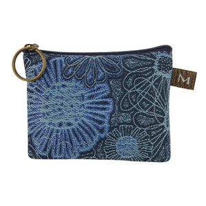 Coin Purse in Blooming Blue