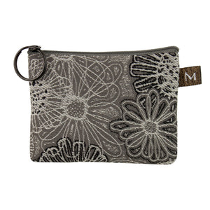 Coin Purse in Blooming Gray