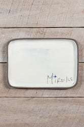 "Miracles" Rectangles Plate