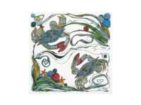 Load image into Gallery viewer, Pair of Hummingbird Napkins