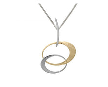 Load image into Gallery viewer, Entwined Elegance Pendant Silver With 14K Gold Overlay
